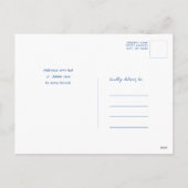 2024 Kalender Business Logo US Patriottisch Blauw  Feestdagenkaart (Achterkant)