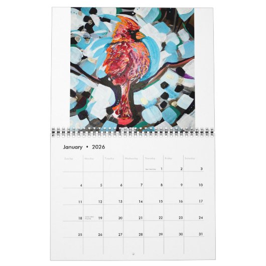 2024 Kalender Charlene Anne Wilson Kunst (Jan 2026)
