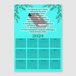 2024 Kalender - Christelijke Gebed Magnetische Kaa
