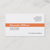 2024 Kalender Classic Visitekaartje Sinaasappel St (Achterkant)