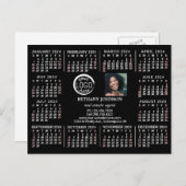 2024 Kalender Custom Business Logo Fototekst Gemak Briefkaart (Voorkant / Achterkant)
