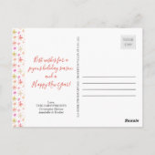 2024 Kalender Fotocollage Kerst & Nieuwjaar Briefkaart (Achterkant)