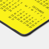 2024 Kalender Geel Kleur Achtergrond Bureaumat (Hoek)