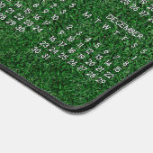 2024 Kalender Groen Grasgras Achtergrond Foto Bureaumat (Hoek)