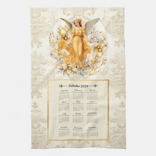 2024 Kalender Handdoek  Guardian Angel (Verticaal)
