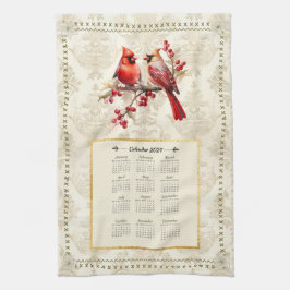 2024 Kalender Handdoek Kardinalen