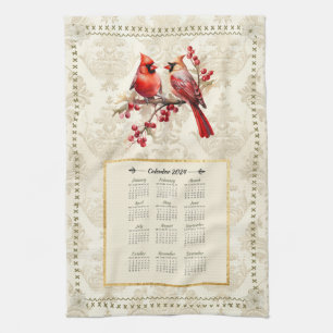 2024 Kalender Handdoek Kardinalen