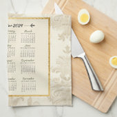 2024 Kalender Handdoek Paard (Quarter Fold)