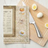 2024 Kalender Handdoek Zaterdag Ochtend Theetijd (Quarter Fold)