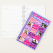 2024 Kalender Leuke Mod 12 Fotocollage Naam Klein Planner (Display)