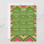 2024 Kalender, Logo Moderne Zakelijke Kerstmis Kaa Kaart (Achterkant)