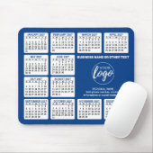 2024 kalender - logo toevoegen, contactinformatie muismat (Met muis)