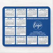 2024 kalender - logo toevoegen, contactinformatie muismat (Voorkant)