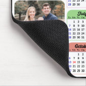 2024 Kalender Minimalist 3 Familie Foto Kleurrijk Muismat (Hoek)