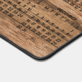 2024 Kalender Rustiek Land Woodgrain Foto Bureaumat (Hoek)