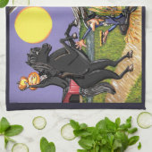 2024 kalender Sleepy Holle Hoofdloze Ruiter Theedoek (Gevouwen)