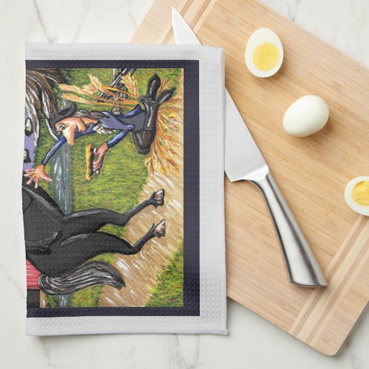 2024 Kalender Sleepy Holle Ruiter Ichabod Grijs Theedoek (Quarter Fold)