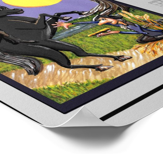 2024 Kalender Sleepy Hollow Fabric Font Print (Hoek)