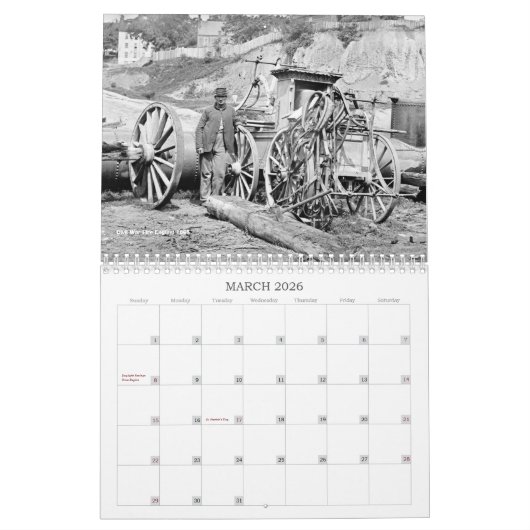 2024 Kalender van de Burgeroorlog (Mar 2026)