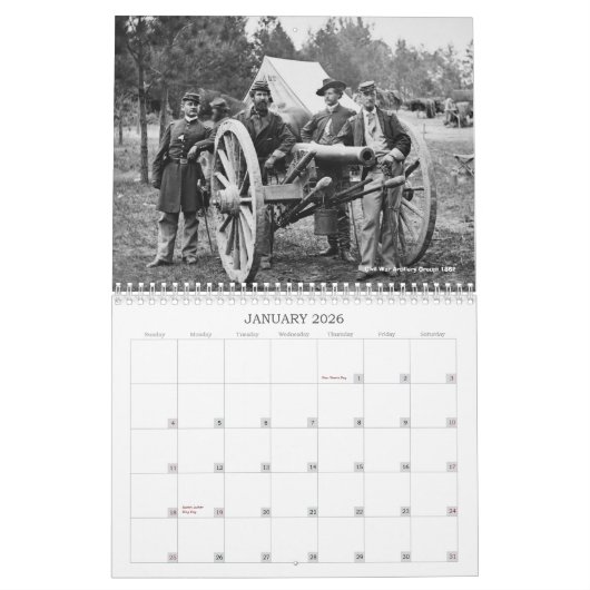 2024 Kalender van de Burgeroorlog (Jan 2026)