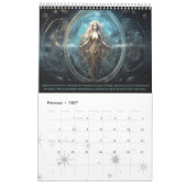 2024 Kalender van Steampunk Astrologie Zodiac teke (Feb 2027)