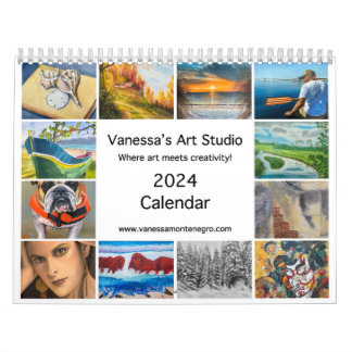 2024 Kalender Vanessa's Kunststudio