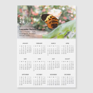 2024 Kalender Vlinder Promotionele Magneet