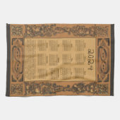 2024 Kalender Windsor Castle Wood Geïnspireerd Lij Theedoek (Horizontaal)