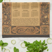 2024 Kalender Windsor Kasteel Grinling Gibbons Hou Theedoek (Gevouwen)