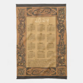 2024 Kalender Windsor Kasteel Grinling Gibbons Hou Theedoek (Verticaal)