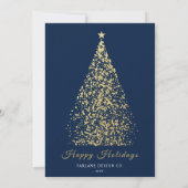 2024 Kalender Xmas Tree Business Logo Vakantie Kaa Kaart (Achterkant)