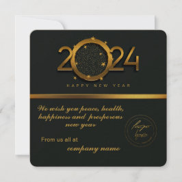 2024 Kalender Zwart Goud Groet Met Logo