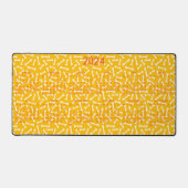 2024 Kalenderhond Botten ontwerppatroon Bureaumat (Voorkant)