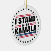 2024 Kamala Harris Mevrouw President USA Stem Keramisch Ornament (Rechts)