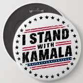 2024 Kamala Harris Mevrouw President USA Stem Ronde Button 6,0 Cm (Voorkant /achterkant)