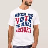 2024 Kamala Harris Mevrouw President USA Stem T-shirt (Voorkant)