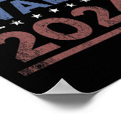 2024 - Kamala Harris Tim Walz 1 Poster (Hoek)