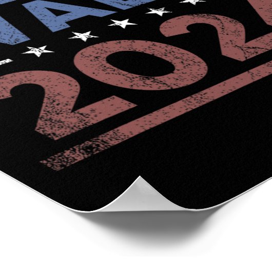 2024 - Kamala Harris Tim Walz 1 Poster (Hoek)