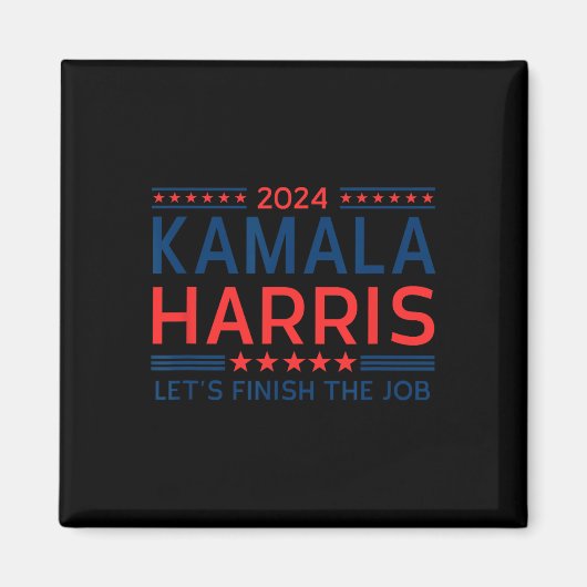 2024 Kamala Harris voor President Magneet (Voorkant)