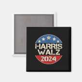 2024 Kamalaharris Timwalz 2024 Magneet (Voorkant / Achterkant)