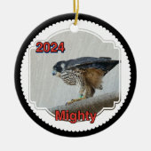 2024 Keramische Cirkel Ornament Mighty (Voorkant)