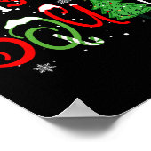 2024 Kerst Squad Grappig Xmas Tree Family Matchi Poster (Hoek)