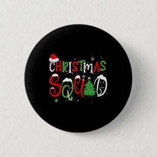 2024 Kerst Squad Grappig Xmas Tree Family Matchi Ronde Button 5,7 Cm