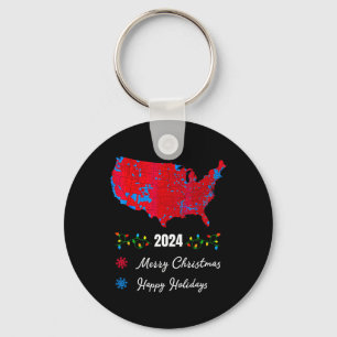 2024 Kieskaart Prettig Kerstfeest Trump Nieuwe Pre Sleutelhanger