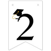 2024 Klasse Foto Afstudeerfeest bunting banner (Tweede vlag)