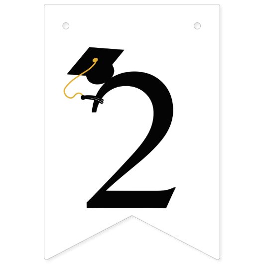 2024 Klasse Foto Afstudeerfeest bunting banner (Tweede vlag)