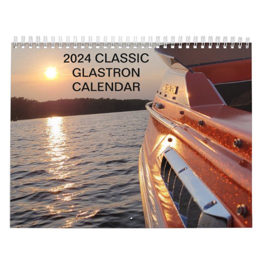 2024 klassieke Glastron kalender (Hoes)