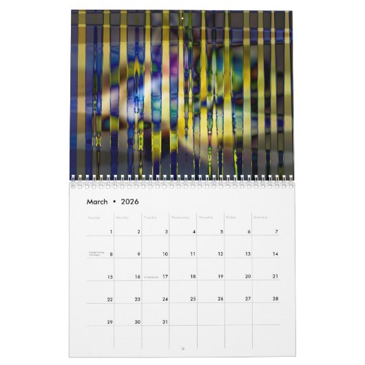 2024 Kleurrijke Abstracts Kalender (Mar 2026)