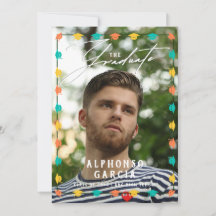 2024 Kleurrijke Mexicaanse Afstuderen aankondiging