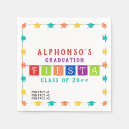 2024 Kleurrijke Mexicaanse Fiesta Afstuderen Leuke Servet